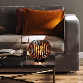 Solight WO3102 - LED Lampada da tavolo decorativa LED/3xAA nero/rame