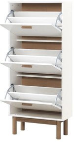 Scarpiera bianca a ribalta Melanie - Støraa