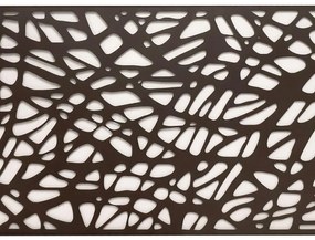 Pannello grigliato in polipropilene marrone Musive L 200 x H 100 cm, spessore 15 mm