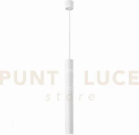 Lampadario a sospensione lord bianca in acciaio e alluminio 1 luce ...