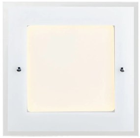 Plafoniera neoclassico LED Polly, bianco 36x5 cm, luce naturale NOVECENTO