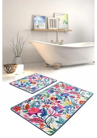 Set di 2 tappeti da bagno rettangolari Wild Garden - Foutastic
