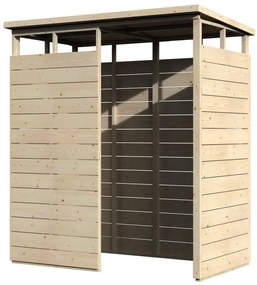 Casetta da giardino DECOR ET JARDIN Multifunzione in legno con porta prodotto senza porta, superficie interna 1.48 m² e spessore parete 12 mm