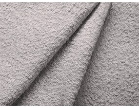 Divano letto grigio chiaro in tessuto bouclé 247 cm Jodie - Micadoni Home