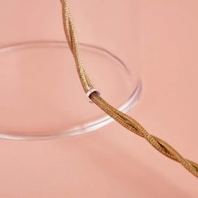 Lampada da tavolo AYD 1xE27/40W/230V crema/trasparente