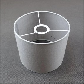 Paralume di ricambio universale ROLS E27 17x20 cm grigio