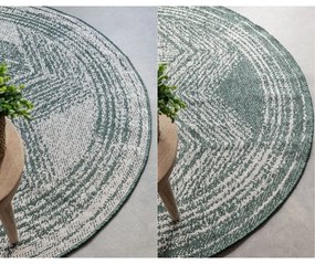Tappeto rotondo per esterni verde crema ø 100 cm Gemini - Elle Decoration