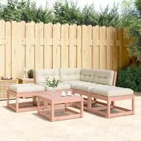 Set Divani Giardino 5 pz con Cuscini Legno Massello di Douglascod mxl 88206