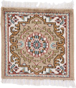 Agra Tappeto orientale 30 x 30 (Indian) Annodato A Mano