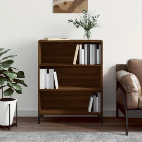 Libreria Rovere Marrone 69,5x32,5x90 cm in Legno Multistrato