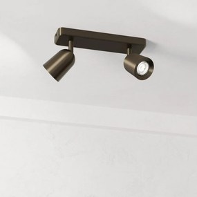 Eglo 901949 - Faretto CAMALDOLI 2xGU10/10W/230V bronzo