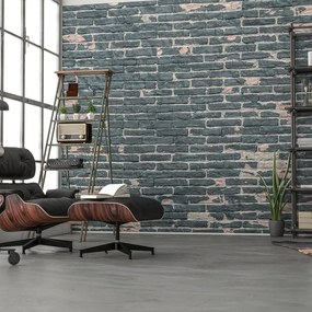 Fotomurale KOMAR Painted bricks, Multicolore 368X248 cm