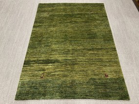 Gabbeh Tappeto 150 x 200 Verde (Iran) Annodato A Mano
