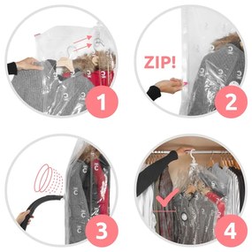 Sacchetti per il vuoto in set da 2 pezzi Espace L - Compactor