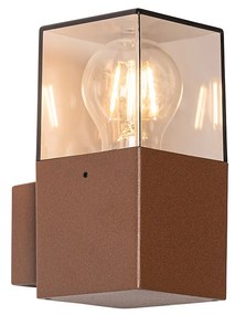 Lampada da parete per esterni industriale marrone ruggine IP44 - Denmark