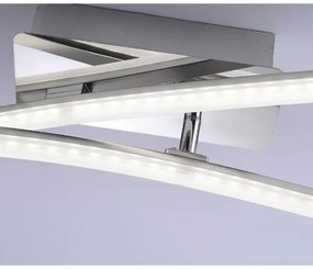 Leuchten Direkt 11270-55 - Lampadario LED da superficie SIMON 2xLED/5W/230V cromo opaco