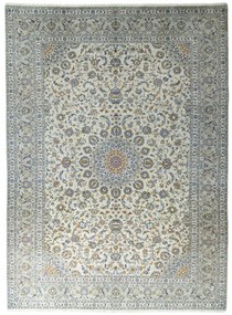 Kashan Tappeto persiano 410 x 300 Beige (Iran) Annodato A Mano