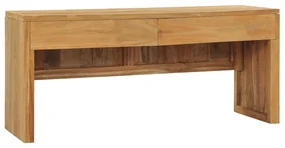 Mobile Porta Tv 100x35x45 Cm İn Legno Massello Di Teak /