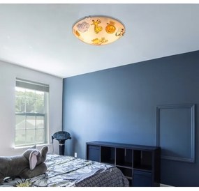 Globo 40607 - Plafoniera per bambini KIDDY 2xE27ILLU/60W/230V