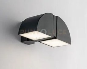 Applique led idem orientabile antracite 8w 840lm 4000k ip44 20,2x9x...