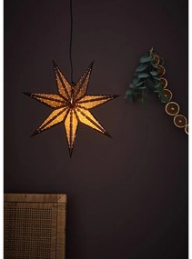 Decorazione luminosa marrone con motivo natalizio ø 45 cm Glitter - Markslöjd