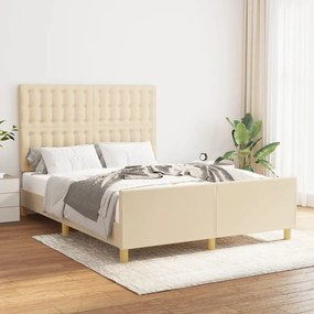 Giroletto Senza Materasso Crema 140x200 Cm İn Tessuto /
