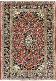 Kashan Tappeto persiano 140 x 210 Rosso (Iran) Annodato A Mano