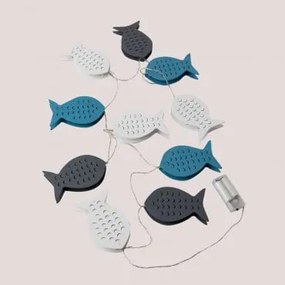 Ghirlanda Decorativa Led (1,80 M) Flounder Style Kids Bianco Caldo & ↑8 Cm - Sklum