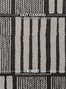 Tappeto da interno/esterno nero/color crema 160x230 cm Haringey Allington – Ted Baker