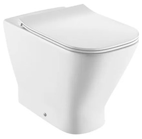 Vaso WC filomuro ROCA cassandra, sedile incluso P 54 x L 35 x H 44 cm bianco