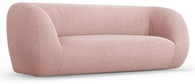 Divano bouclé rosa chiaro 210 cm Essen - Cosmopolitan Design