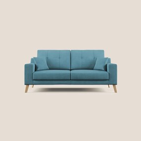 Danish divano moderno in tessuto morbido impermeabile T02 azzurro