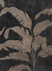 Coordonné Carta da parati panoramica Leaves Shadow - Silver