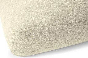 Puof a sacco color crema con rivestimento in bouclé Sofa Snug – SLOWDOWN