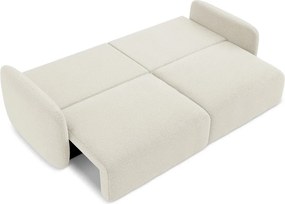 Divano color crema allungabile/con contenitore 238 cm Kalena – Makamii