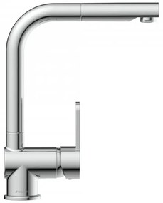 Schütte 79700 - Rubinetto da cucina con doccetta estraibile LONDON, cromo lucido