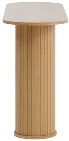 Tavolo consolle di colore naturale 40x130 cm Nola – Unique Furniture