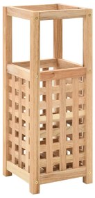 Portaombrelli İn Legno Massello Di Noce 18x18x50 Cm /