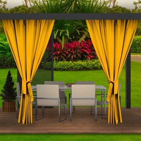 Tenda gialla distintiva per il padiglione del giardino 155x220 cm