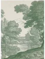 Coordonne Wandbild Engraving - Green