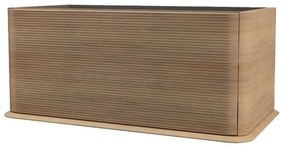 Mobile da bagno sotto lavabo BADEN HAUS Bohemia tabaco laccato opaco L 98 x H 42 x P 50 cm 1 cassetto, lavabo non incluso