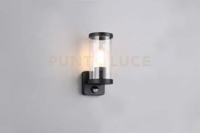 Bonito applique da esterno in fusione di alluminio colore nero e di...