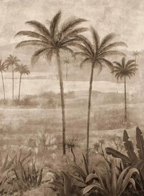 Coordonne Carta da parati panoramica Draa Palms - Bone