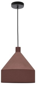 Kave Home - Lampada da soffitto Peralta in metallo verniciato color terracotta Ã˜ 30 cm
