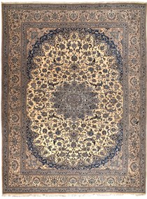 Nain Tappeto persiano 300x400 Beige (Iran) Annodato A Mano
