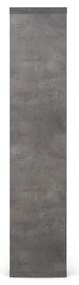 Libreria grigia effetto cemento 70x159 cm Berlin - TemaHome