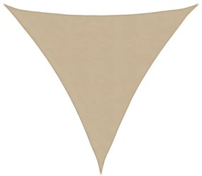 Parasole A Vela Oxford Triangolare 3,6x3,6x3,6 M Beige /