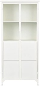 Vetrina metallica bianca 35x150 cm Miya - White Label