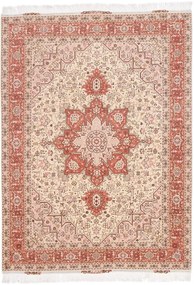 Tabriz Tappeto persiano 210 x 150 Rosa (Iran) Annodato A Mano