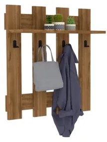 Appendiabiti da parete CARINA 70x70 cm marrone